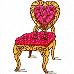 Chairs Embroidery Design 2 Chairs Embroidery Design 2